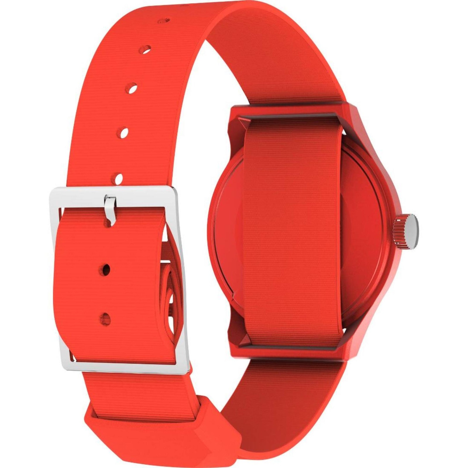 Timex Men’s Watch MK1 Resin Case Orange Dial Fabric Strap Quartz TW2W91300VQ