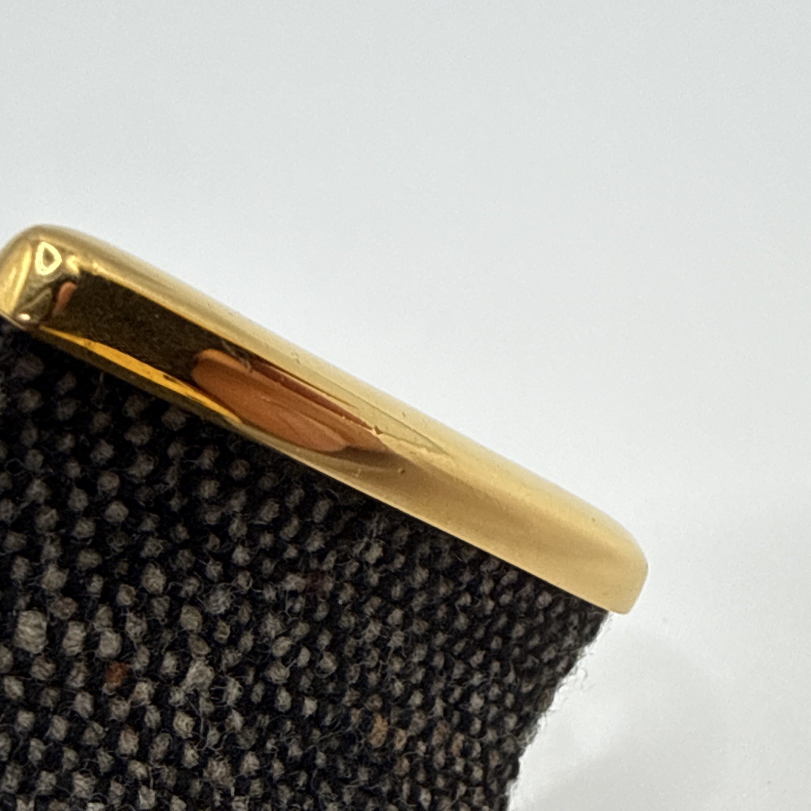 Alcantara Fabric Cuff Bracelet with Gold-Tone Accent Bar