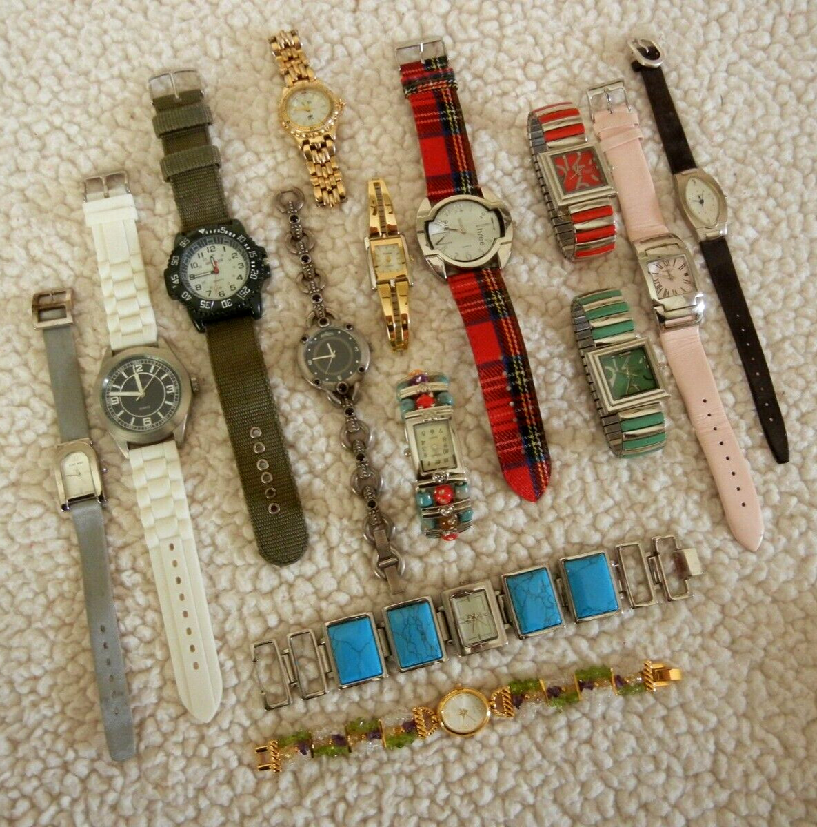 WATCHES Large Lot of New and Nearly New All Running!!! Great Everyday Wear!
