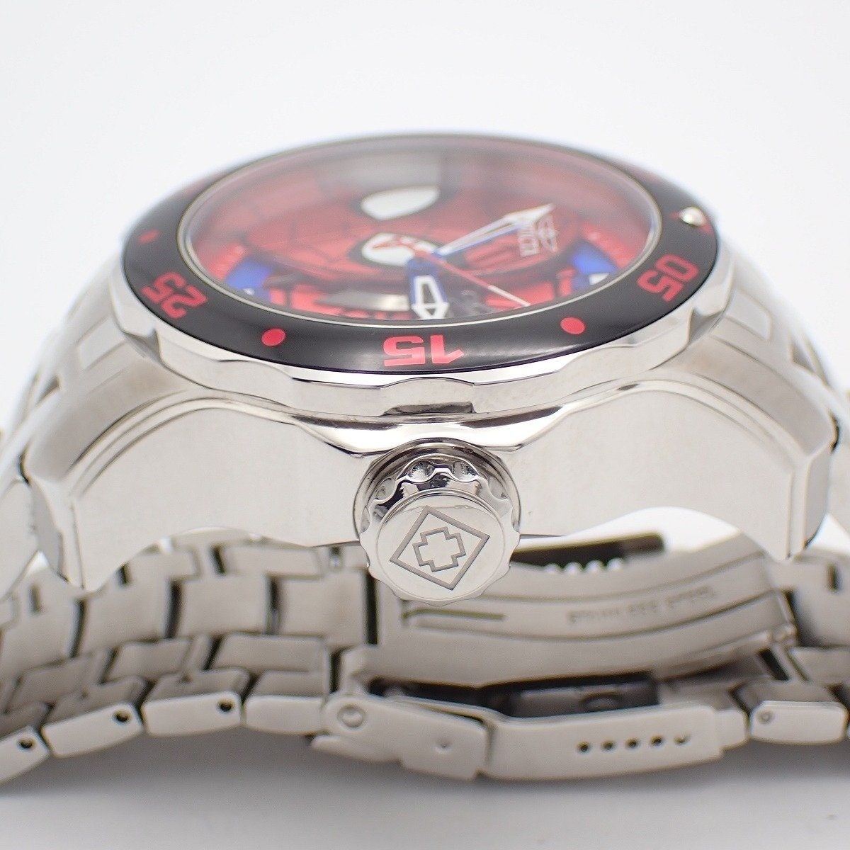INVICTA x MARVEL Spider Man Collab 32418 Quartz Men’s Watch Stainless Working JP