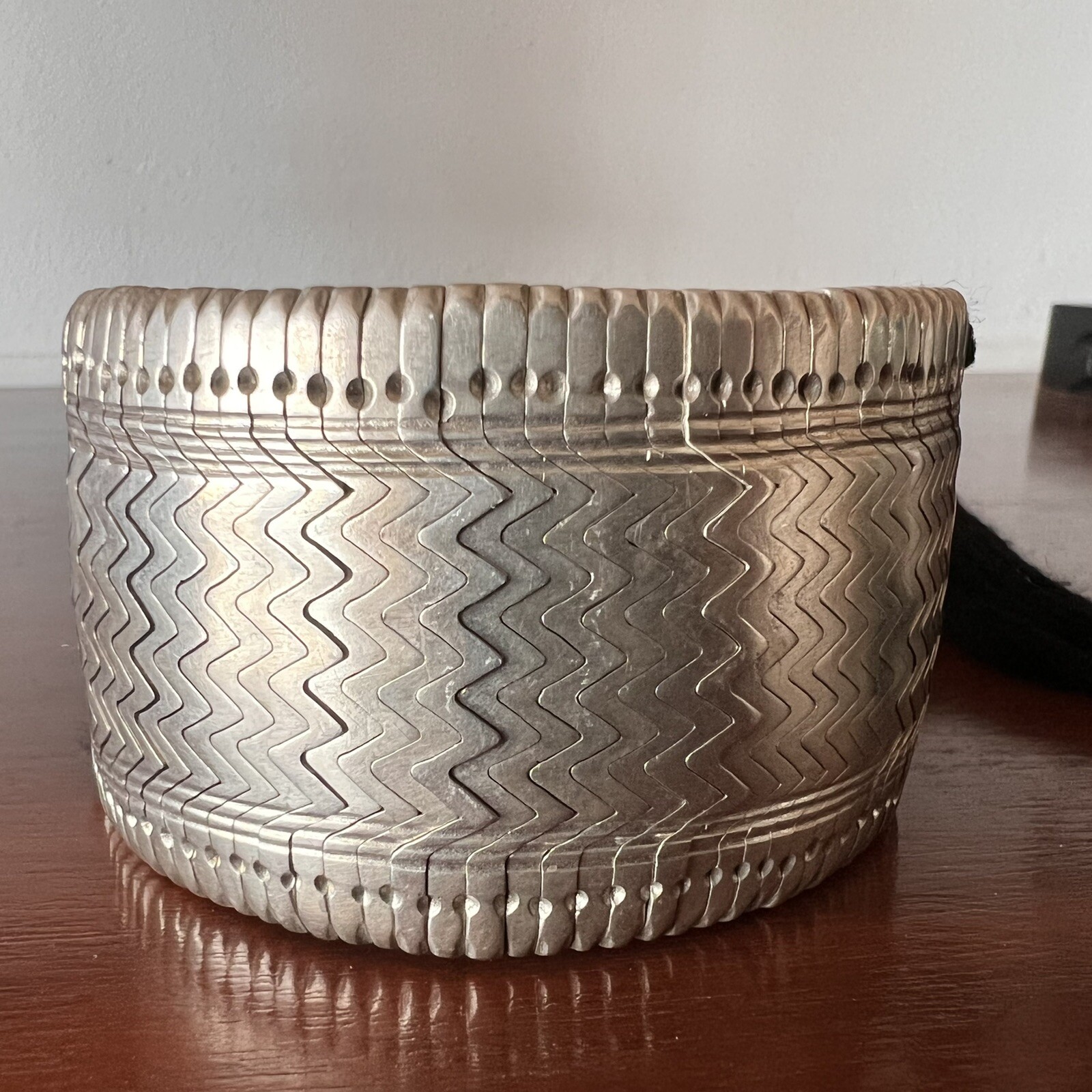 Antique silver bazuband armband bracelet India Boho Festival