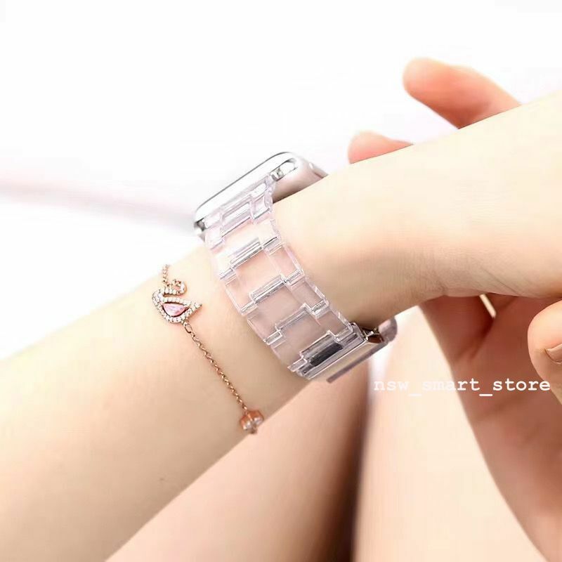 Resin Watch Band Wrist Strap For Samsung Galaxy Watch 3 41MM Active 2 40 42 44mm