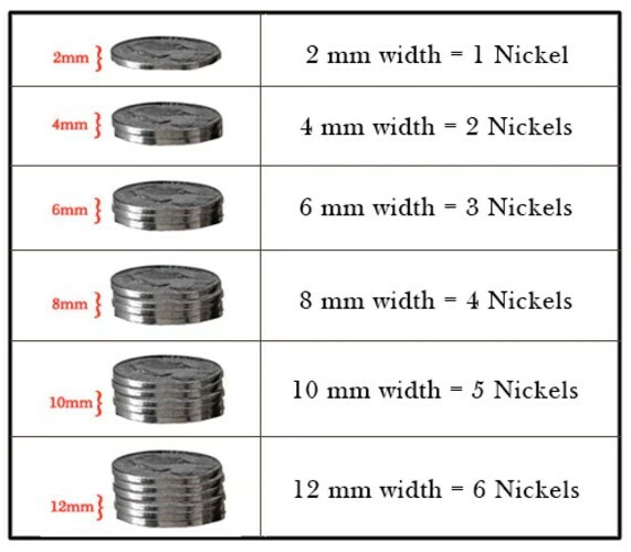 Silver or Plated Gold Ring Stainless Steel Etched Wedding Band 2MM – Style #1