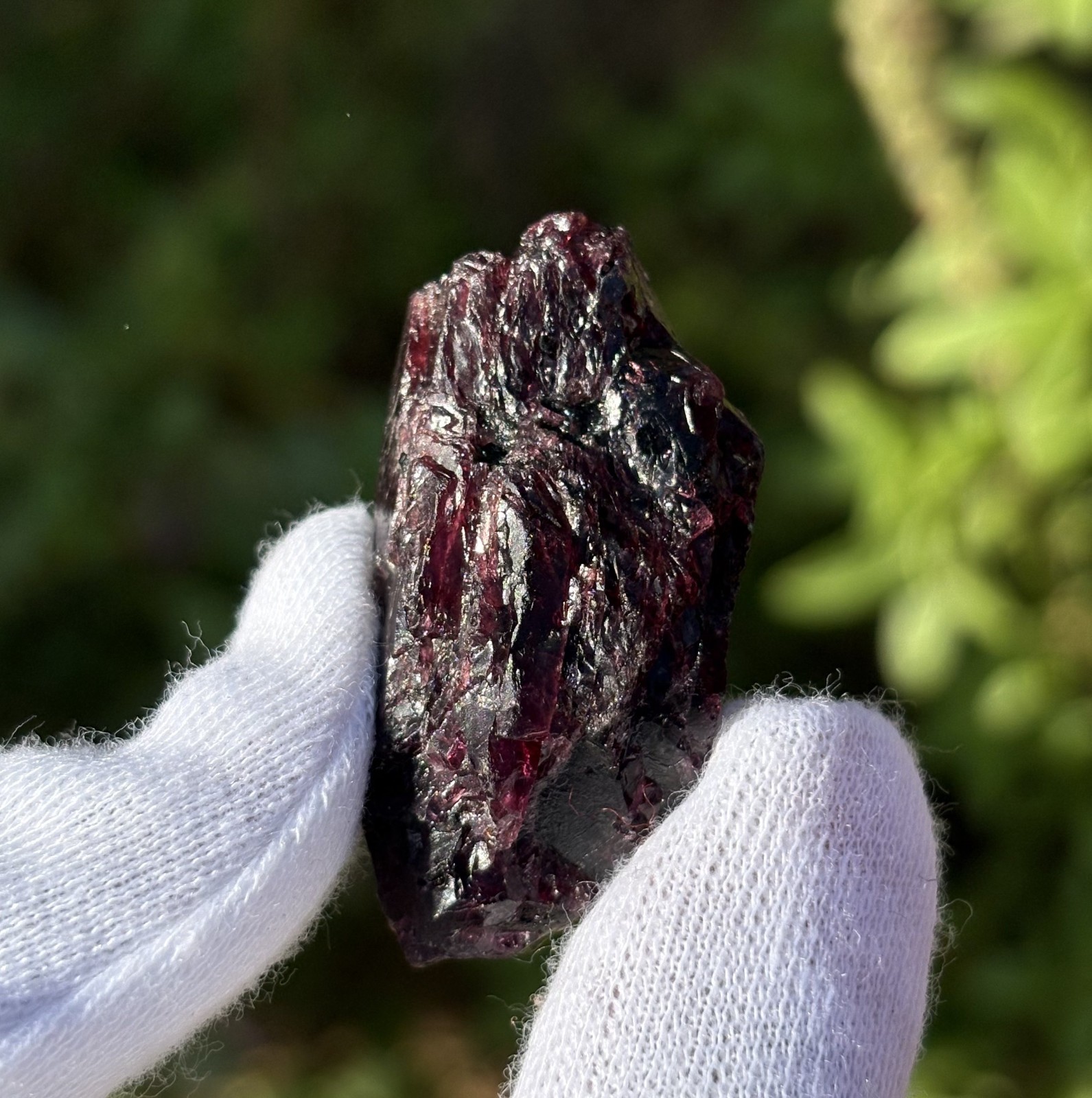 Natural 105 Ct Red Garnet Rough Jewellery Making Healing Crystal Raw Gemstone