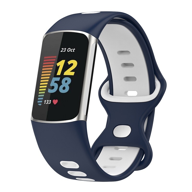 For Fitbit Charge 6 Replacement Strap Sports Silicone Wristband Watch Band