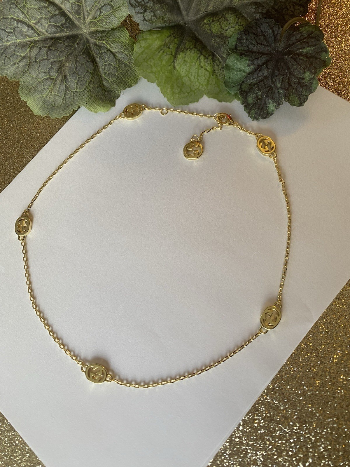 Gucci Signature Chain-Link Necklace/ GG-N-0011