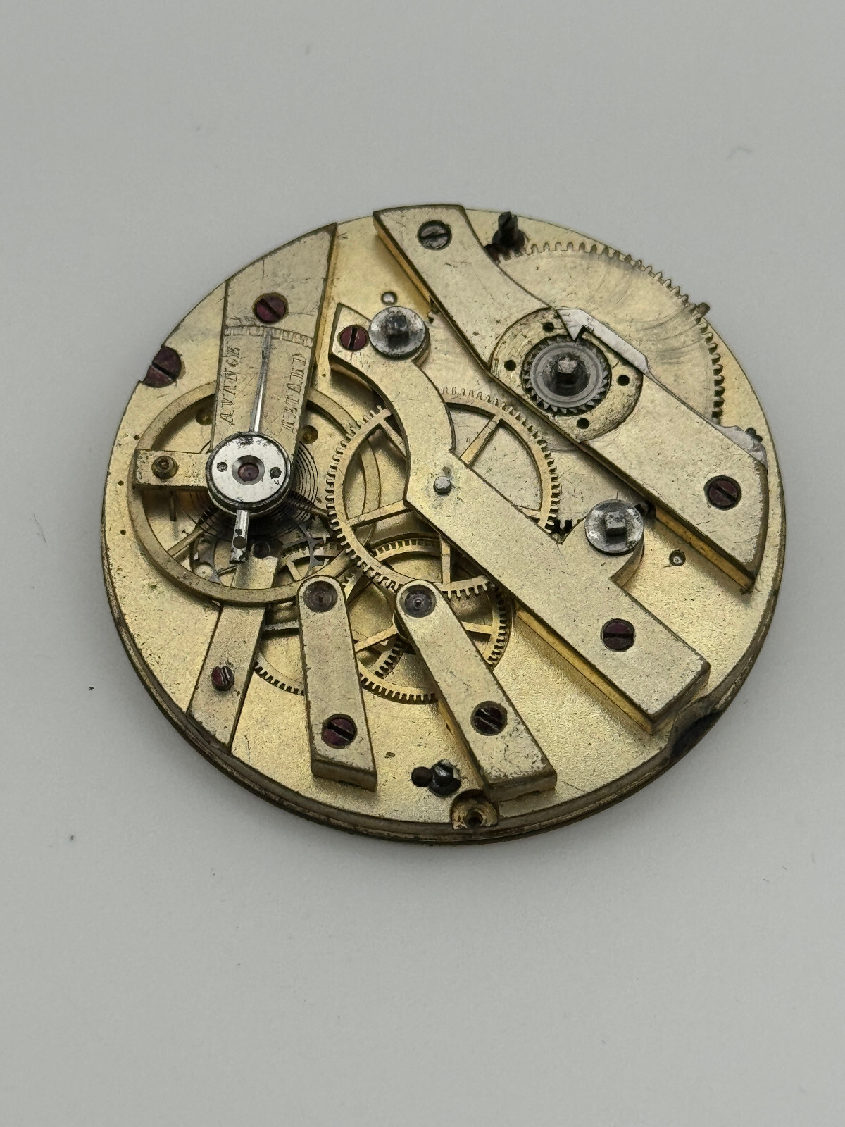 Anonymous pcoket watch gmt dual time cylinder key keys movement movement 40