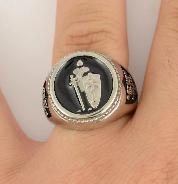 Religious Armor of God Men’s Ring Stainless Steel 183