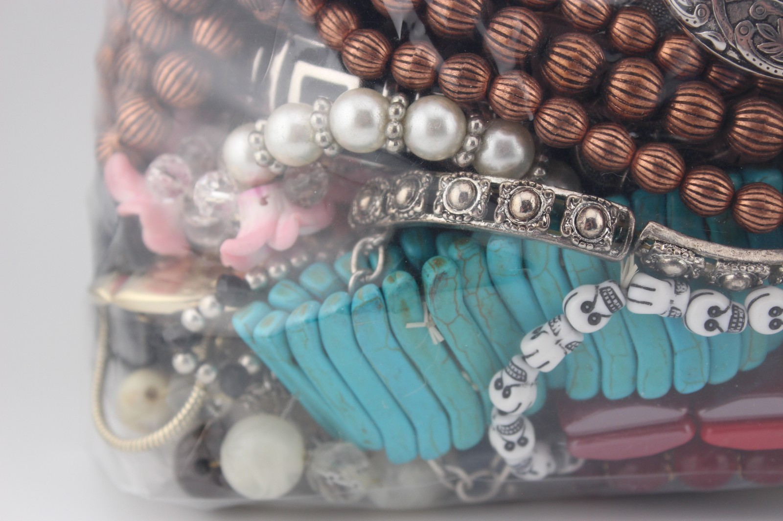 Lot 5 pounds 11 ounces mystery bag jewelry necklaces bracelets