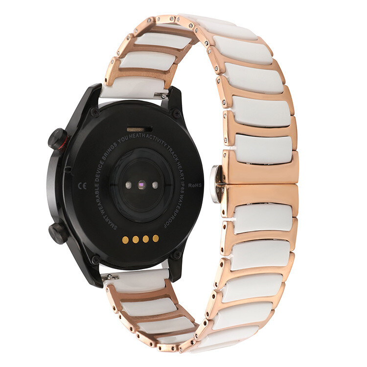 Quick Release Watch Band Strap Stainless Steel with Ceramic Bracelet 16 18 20 22