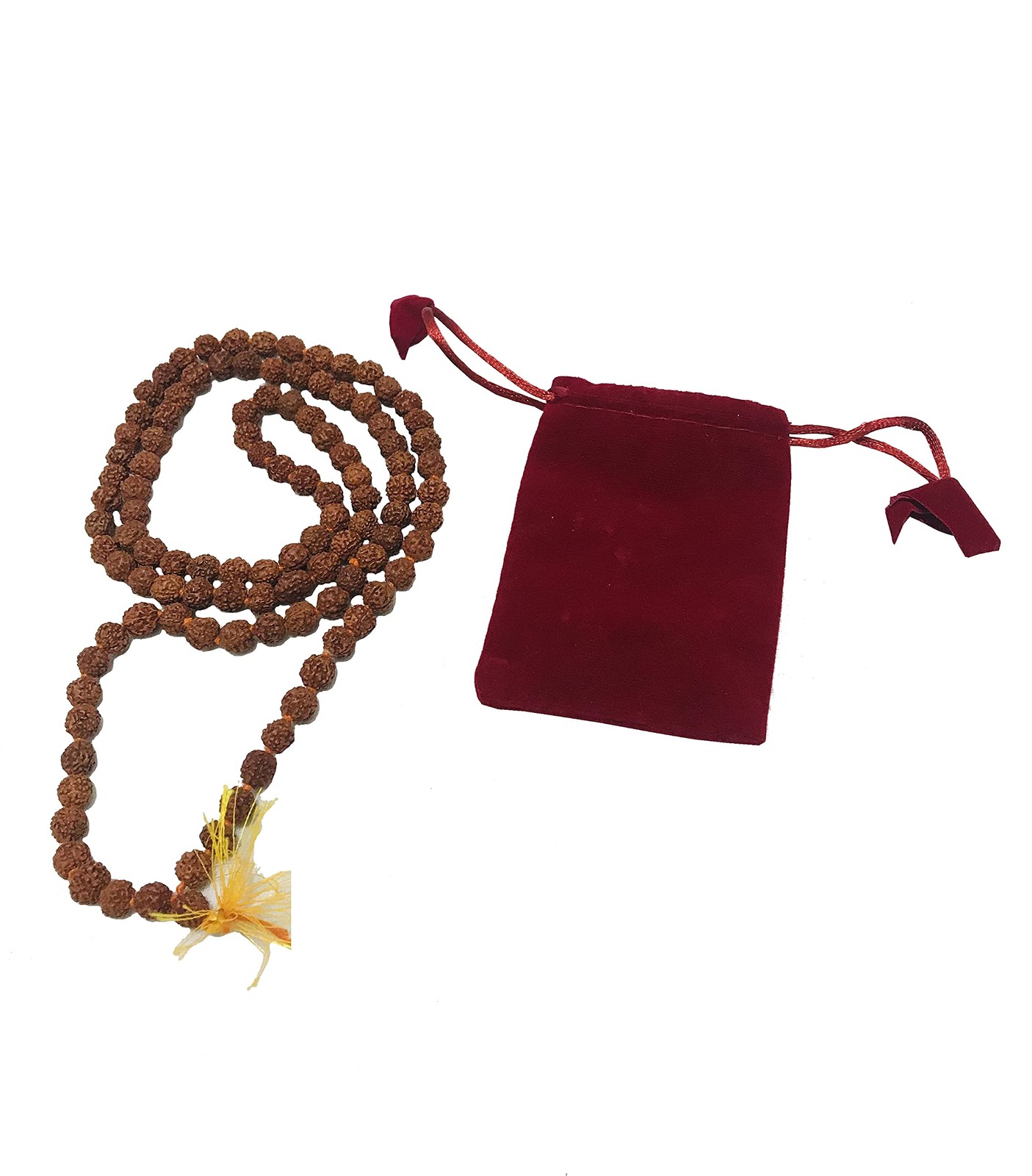 Rudraksh Mala Himalayan Rudraksha Seeds Religious for Wearing and Japa Mala 6 MM