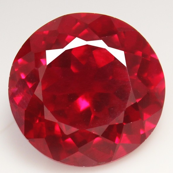 Natural 12.20 Ct Certified Mogok Pigeon Blood Red Ruby 13×13 MM Round Gemstone