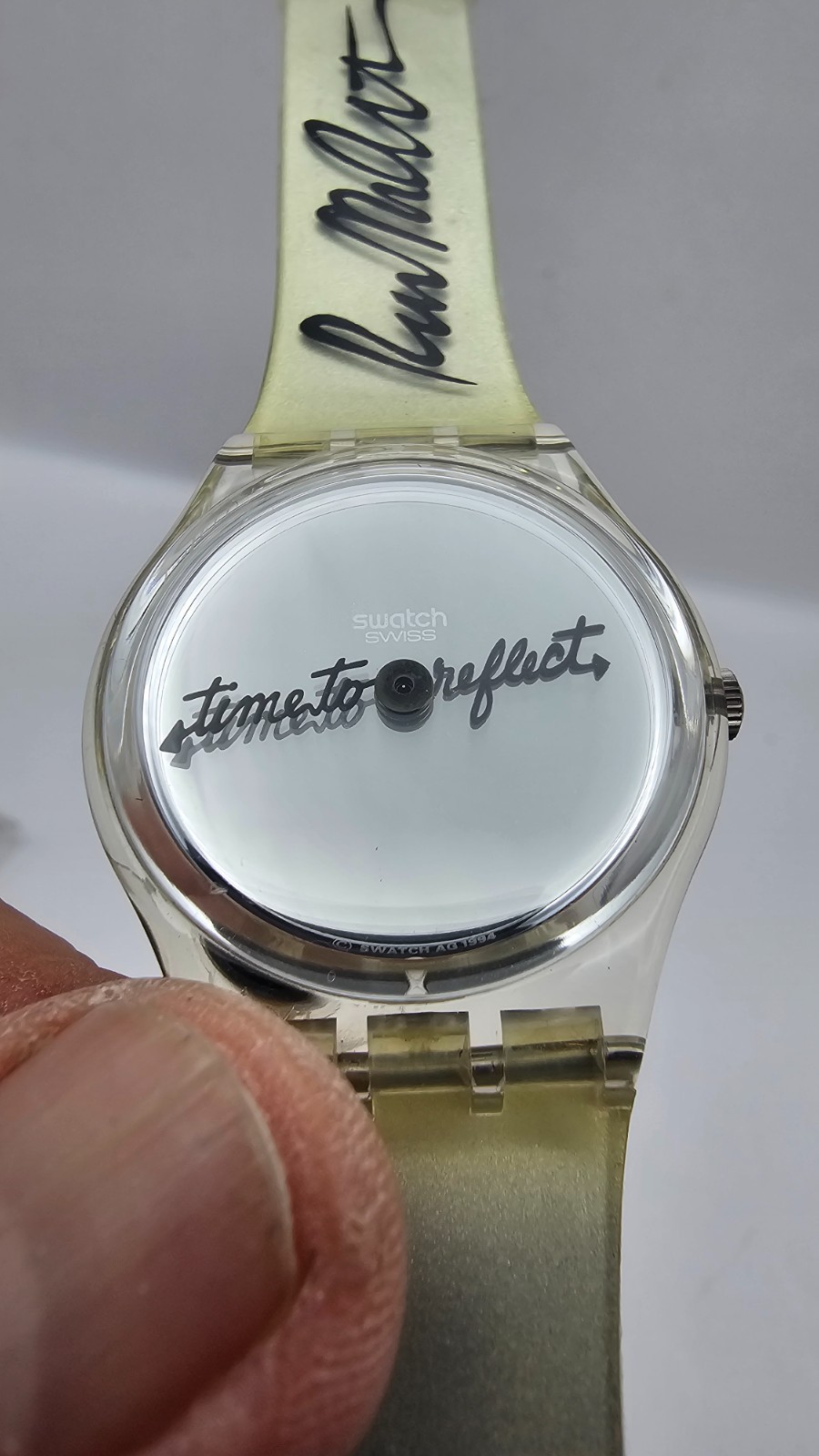 Vintage 1995 Swatch Gent Robert Altman TIME TO REFLECT GZ143 Cinema NOS MIB Read