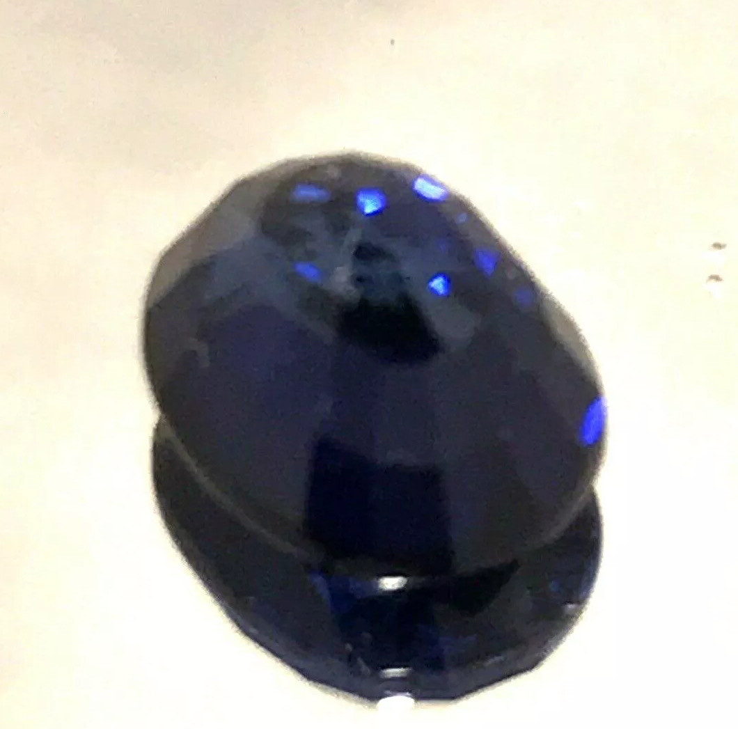 3.05 Ct Natural Blue Sapphire Beautiful Color,VVS Clarity, Oval Cut ,9 mohs hard