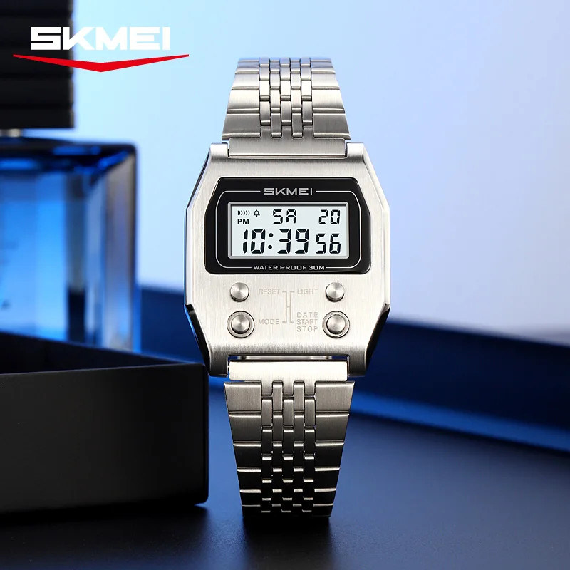 SKMEI 2460 Fashion Brand Men’s Electronic Watch Multifunction Luminous Calendar