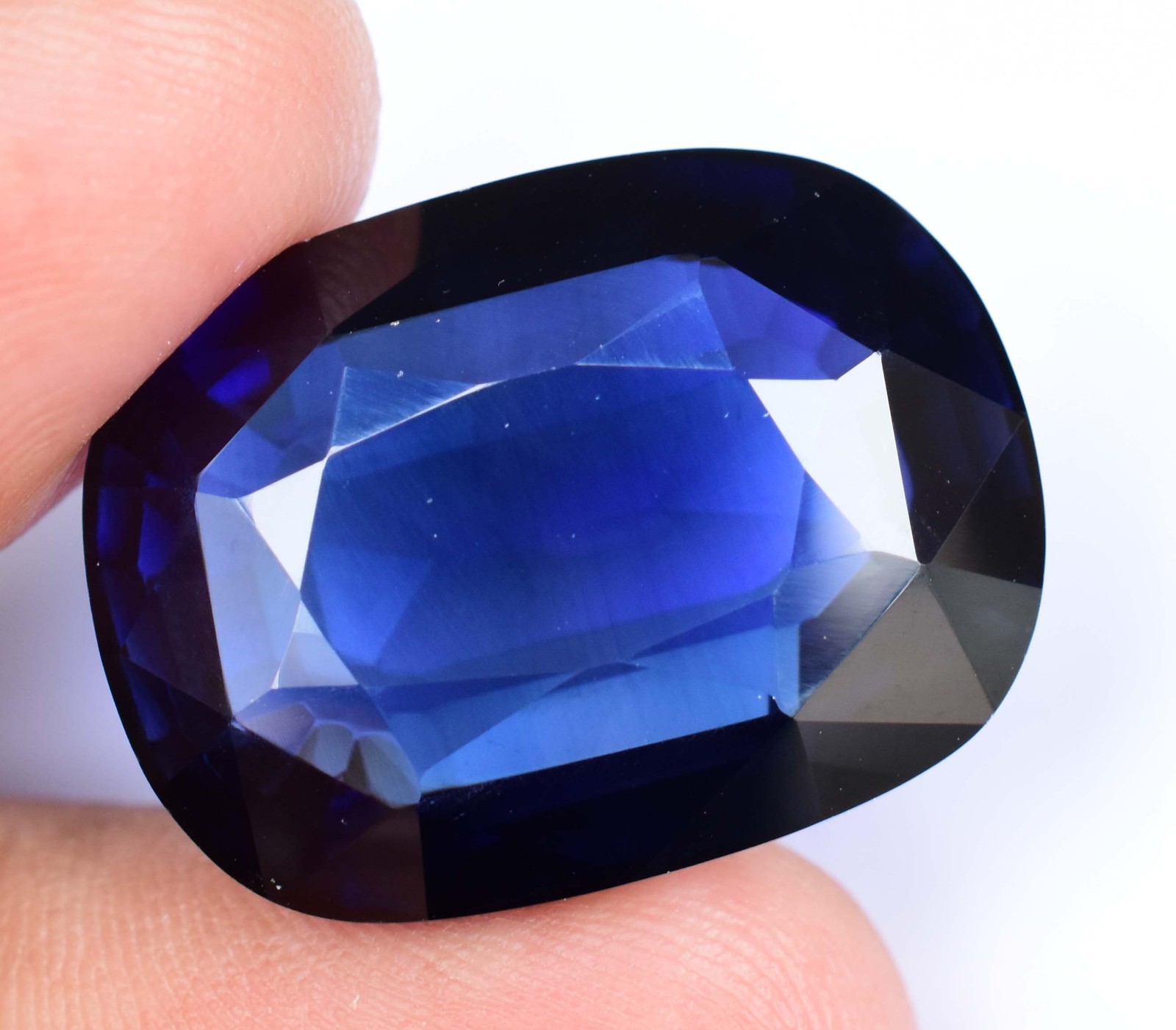 51.70 Ct Natural Kashmiri Blue Sapphire Stunning Certified Cushion Cut Gemstone