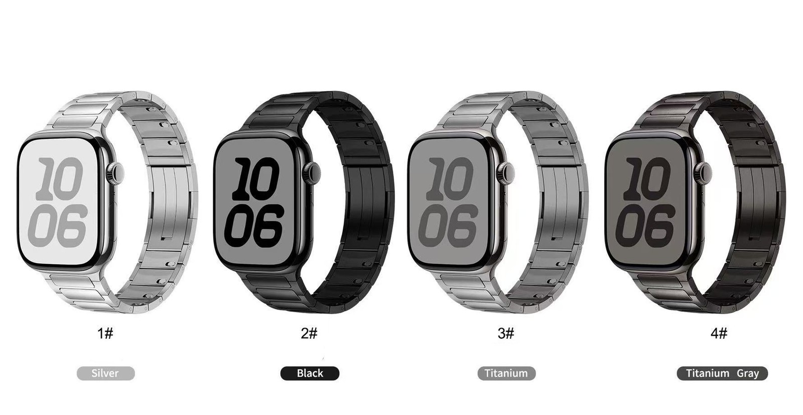 Apple Watch – S1-11/Ultra 3/SE – Quick-Release Steel Strap-Best Gift