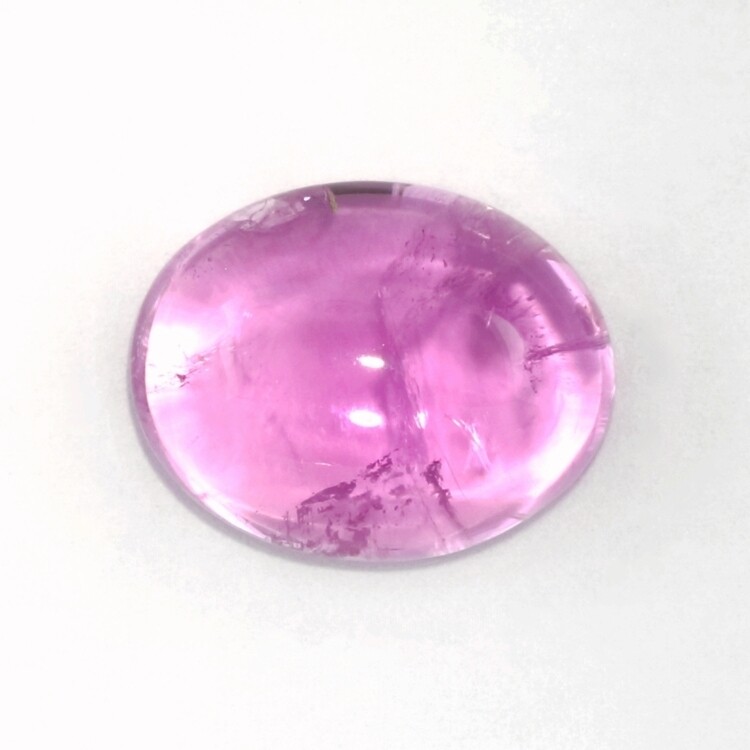 KUNZITE 18.7 x 14.7 MM OVAL CABOCHON ALL NATURAL F-5116