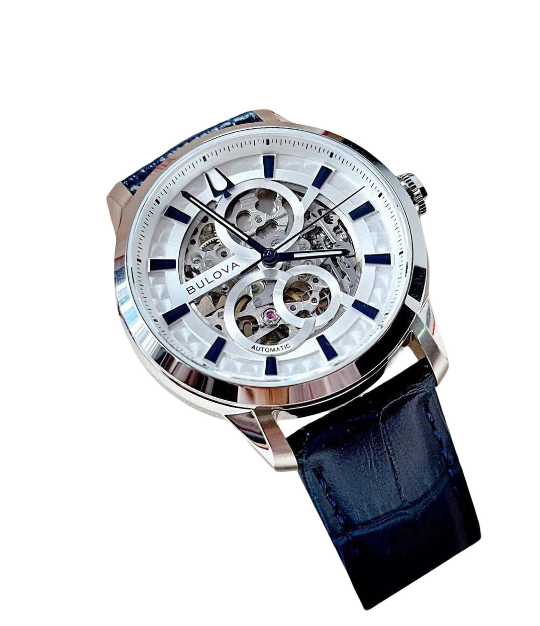 Bulova Sutton Silver Dial Automatic 96A330 Stainless Steel Men’s Watch