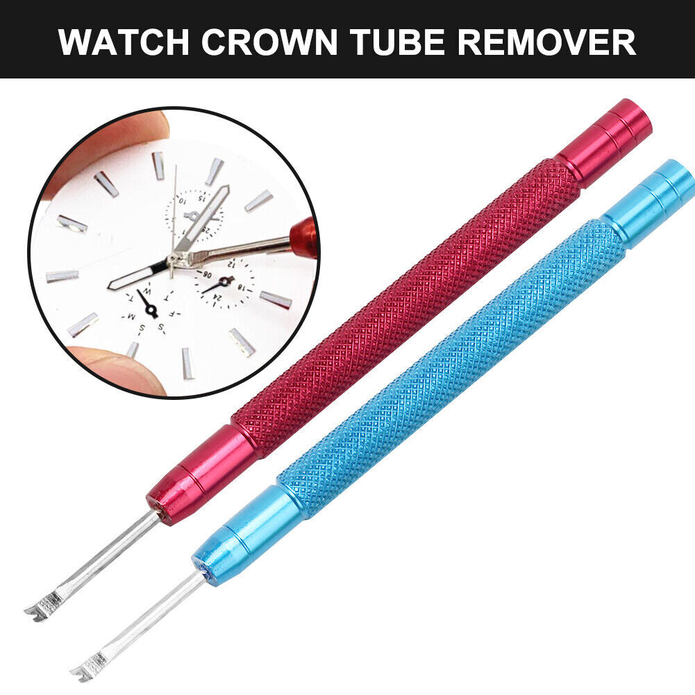 2PCS Metal Precision Watch Hand Remover Pin Lever Replace Watchmaker Repair Tool