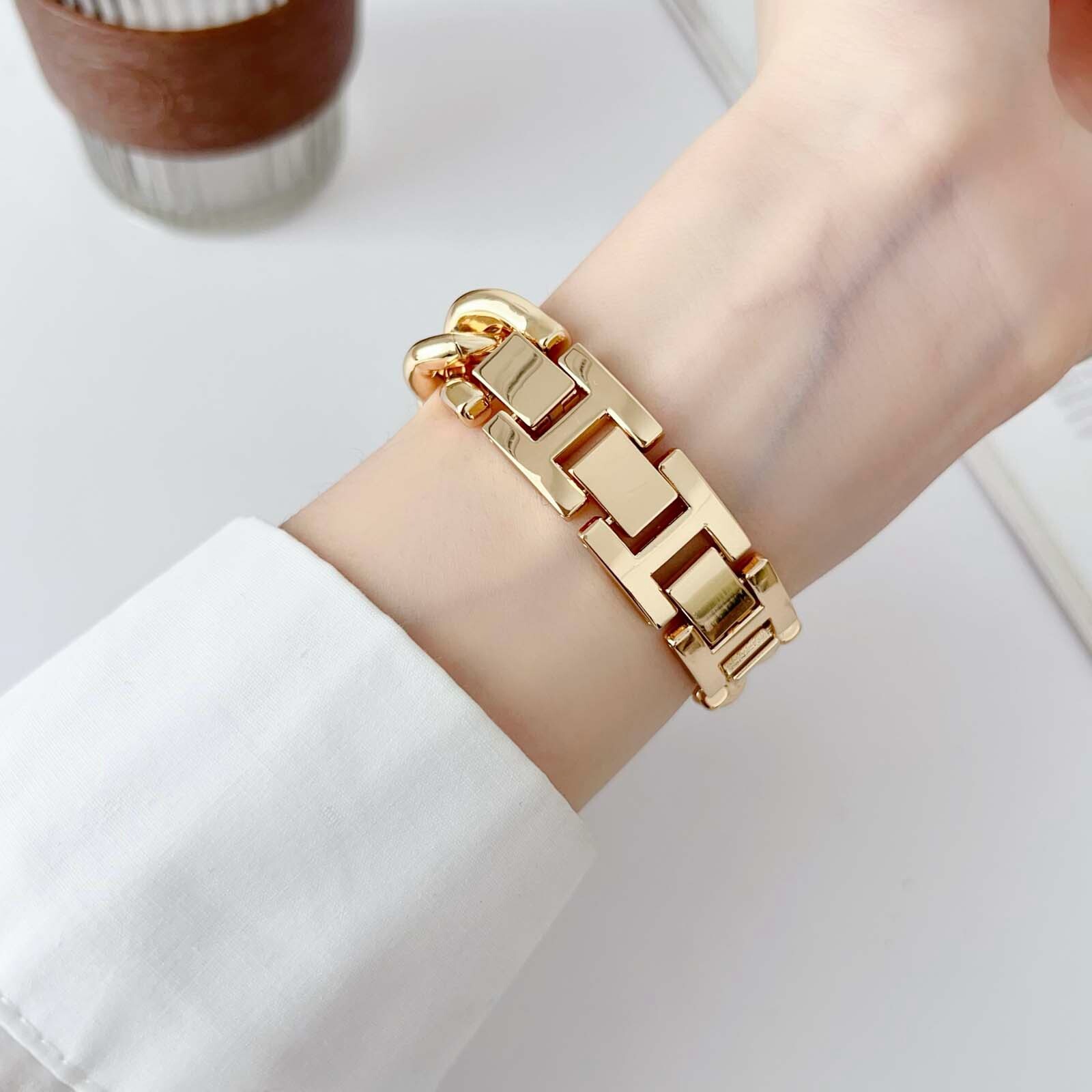 Fashion Chain Link Metal Band Bracelet For iWatch Series Ultra 2/1 10 9 8 7 6 SE