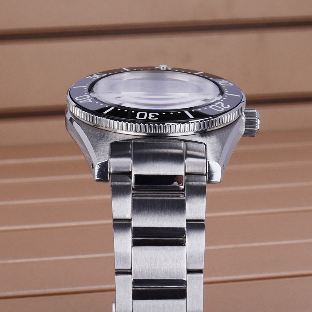 40.5mm NH35 Watch Case Wristband Modify 62MAS Mod Sapphire For Seiko NH35 36 38