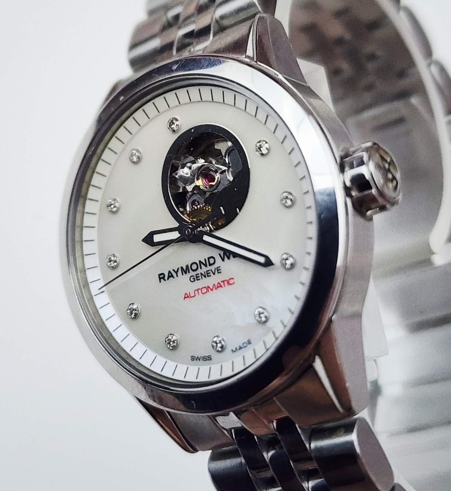 Women’s SWISS AUTOMATIC Watch RAYMOND WEIL “Freelancer” 2410. Marked Diamonds