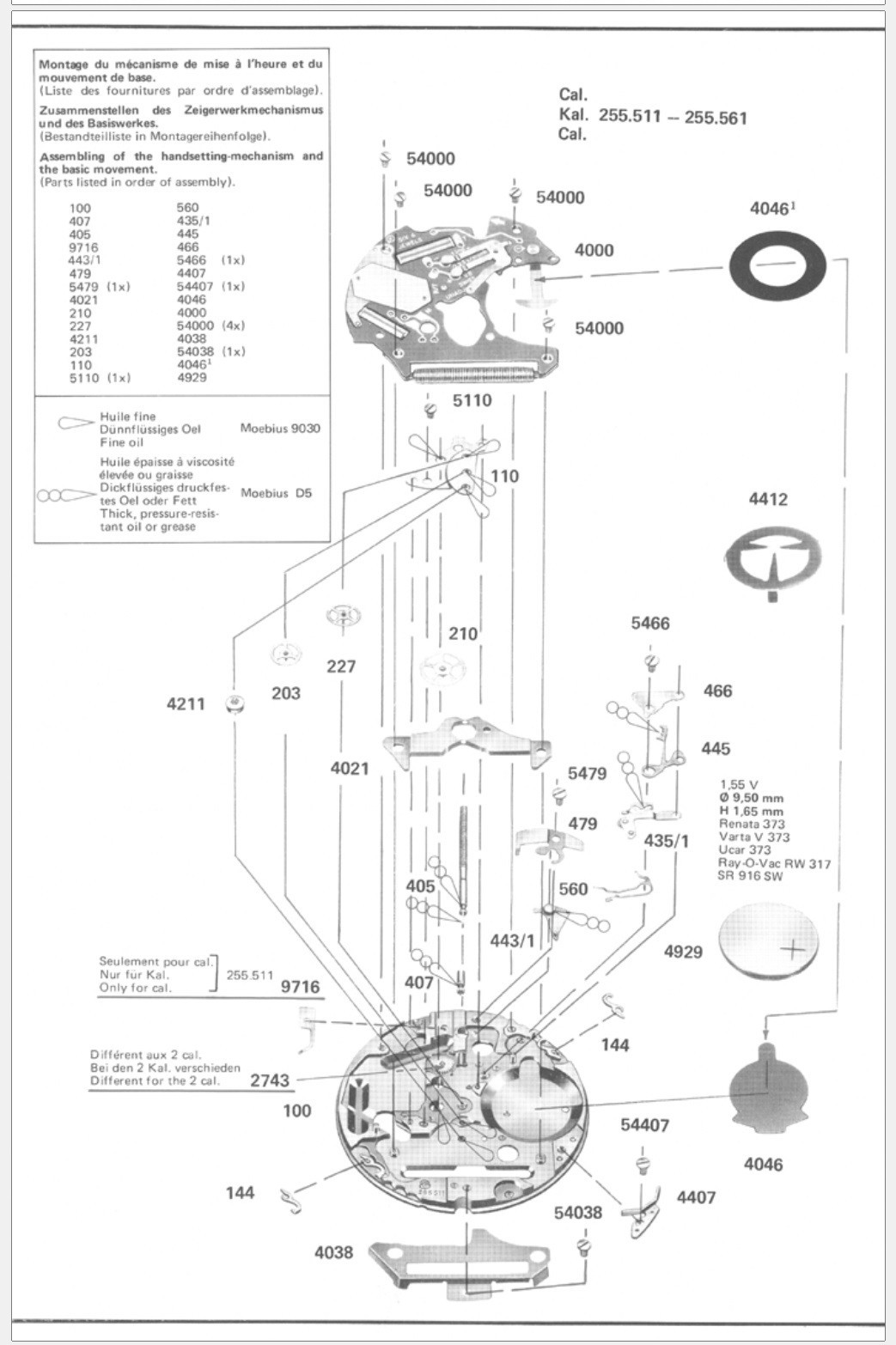 ETA Movements, Technical and Service Guides bundle (130+ models & cal.)
