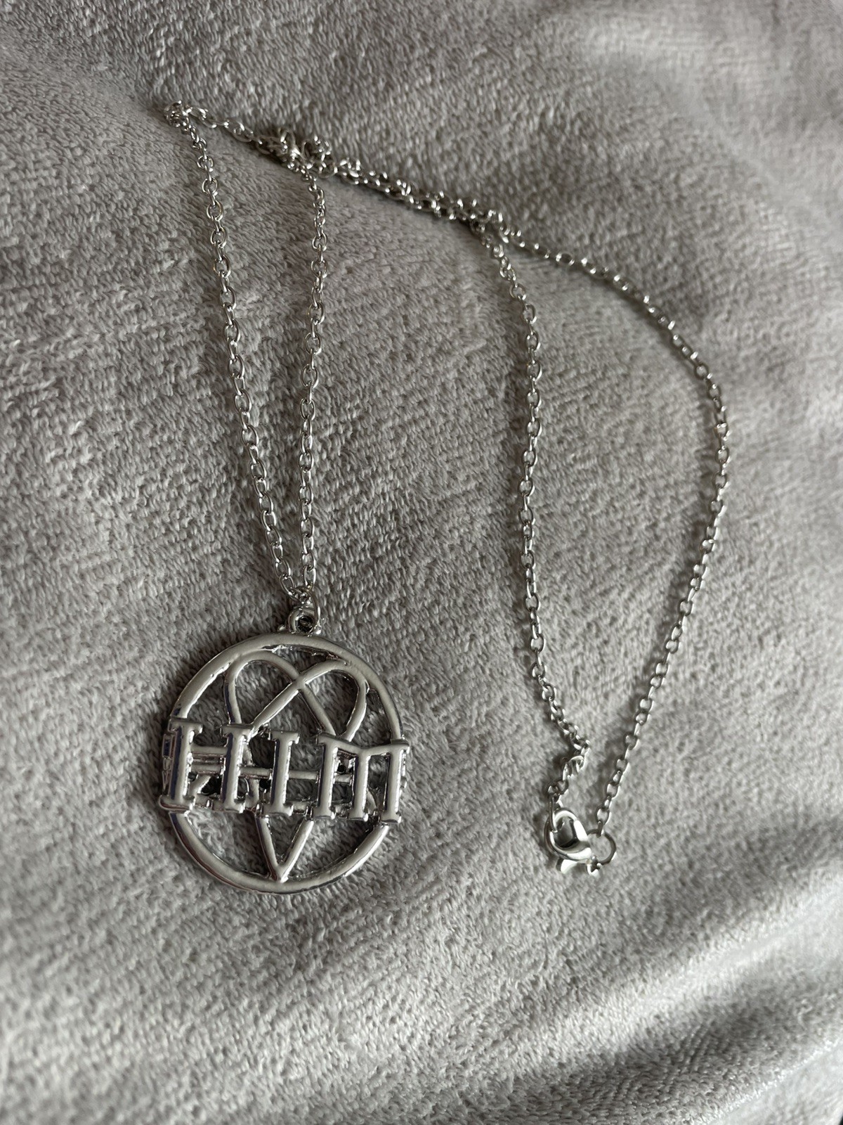 Him band necklace jewellery fan gift new goth rock metal merch music