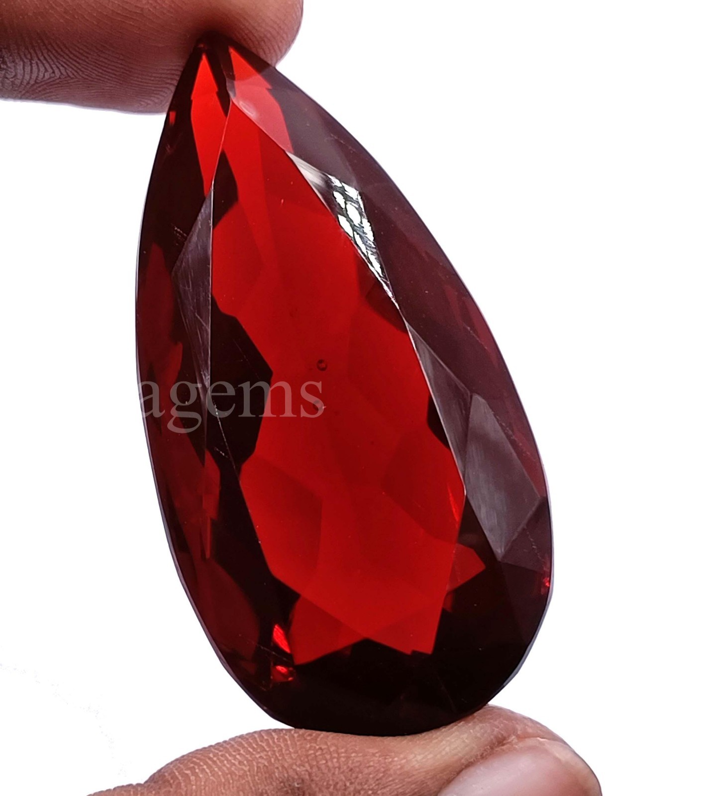 135.0 Ct Natural Red Topaz Pear Cut EGL Certified Brazil Loose Gemstone 5AOL