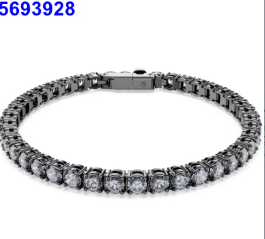 Swarovski Unisex Black Bracelet 5693928 Premium Jewelry