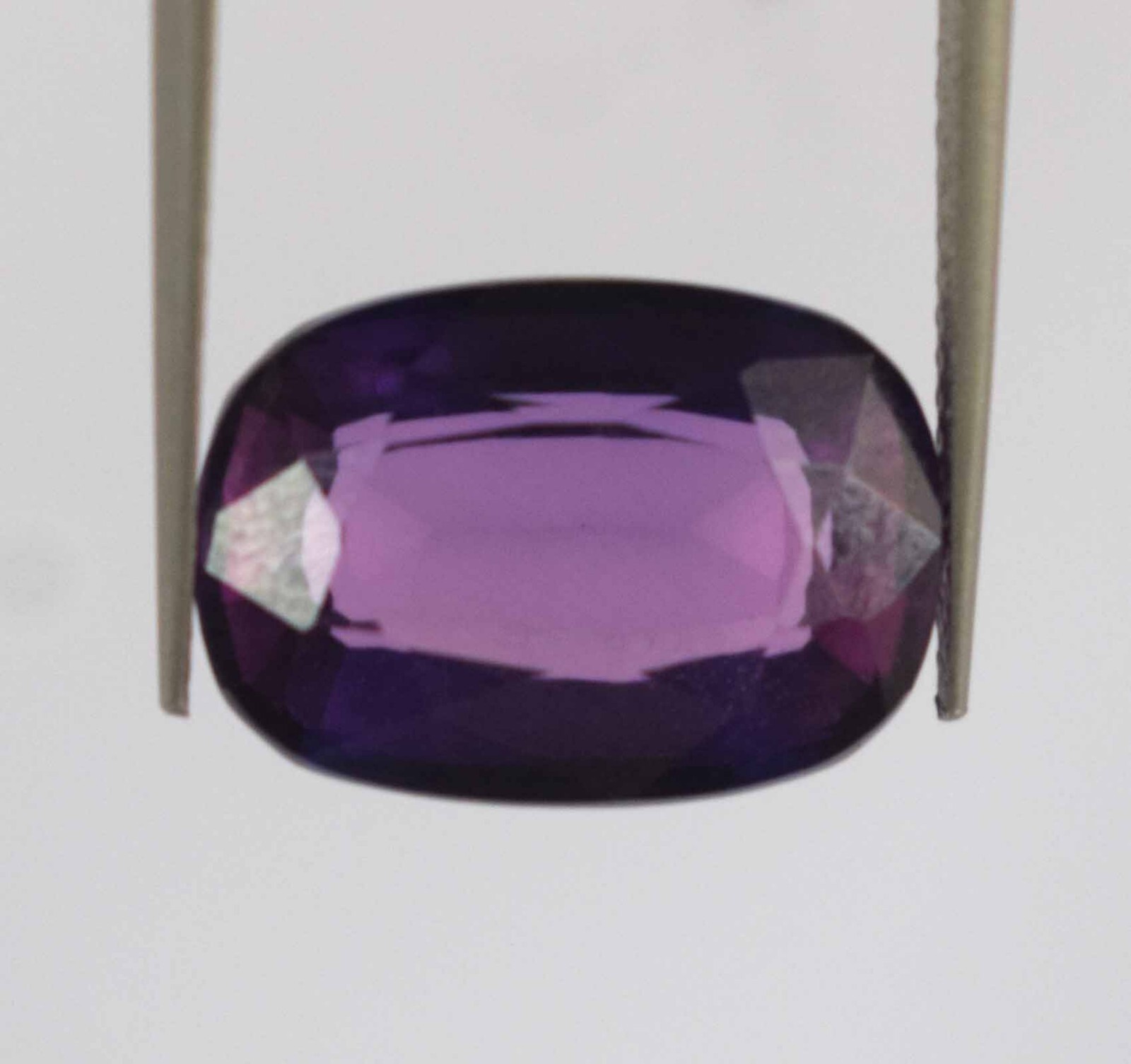 Purple Blue Boysenberry Sapphire 9.75 Ct Cushion Natural Gems Certified C5331
