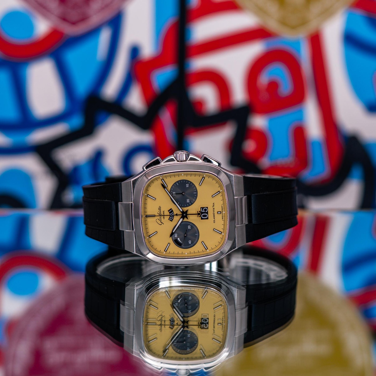 Glashütte Original Seventies Panorama Chronograph Golden Bay 13702140263