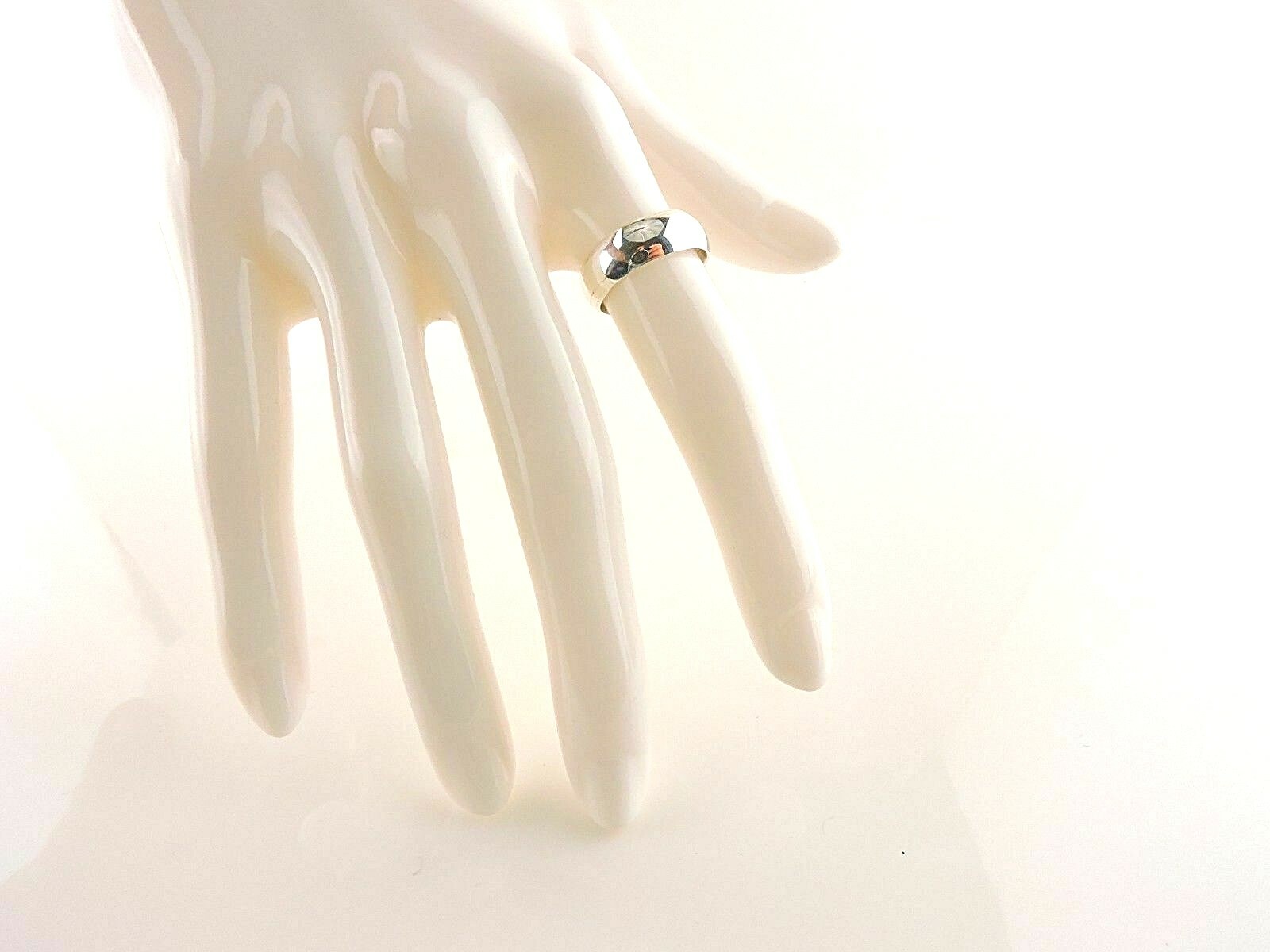 Sterling Silver 6 mm Wide Band Ring – Free Gift Packaging