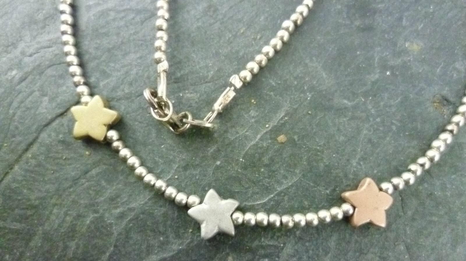 Ball Stars Necklace Italy 925 Sterling Silver