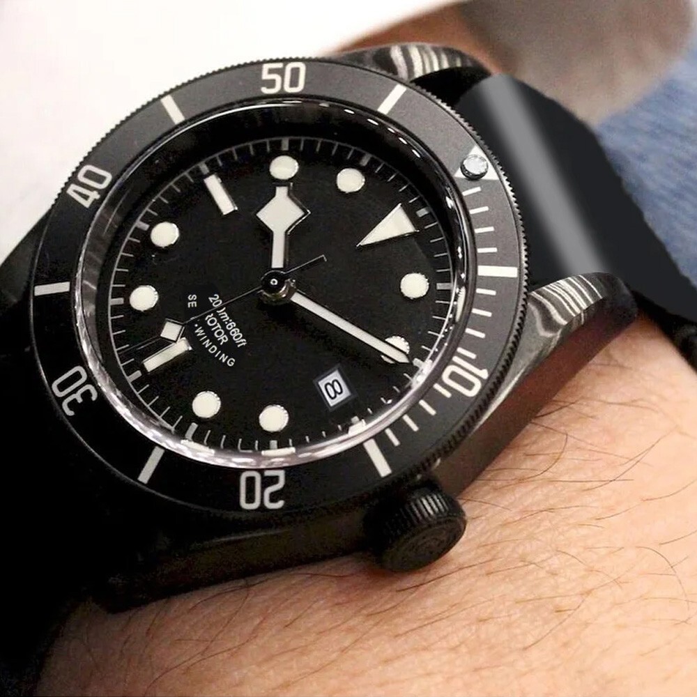 Retro Corgeut Classic 41mm Black Sapphire 10ATM NH35A Automatic Watches for Men