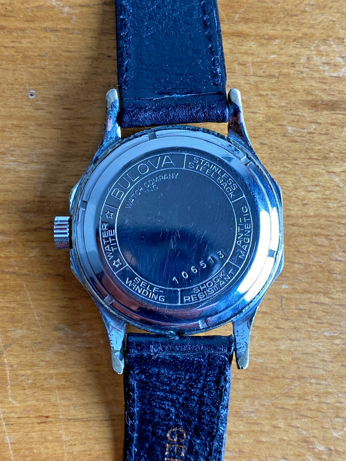 BULOVA SABRE JET Mid-20th Century 1954 Men’s Vintage Auto Self Winding Watch