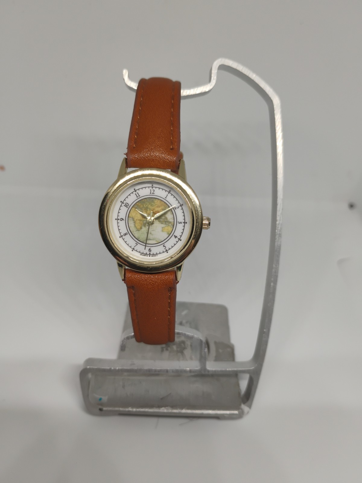 Accutime Watch Corp. Faux Leather Band Working