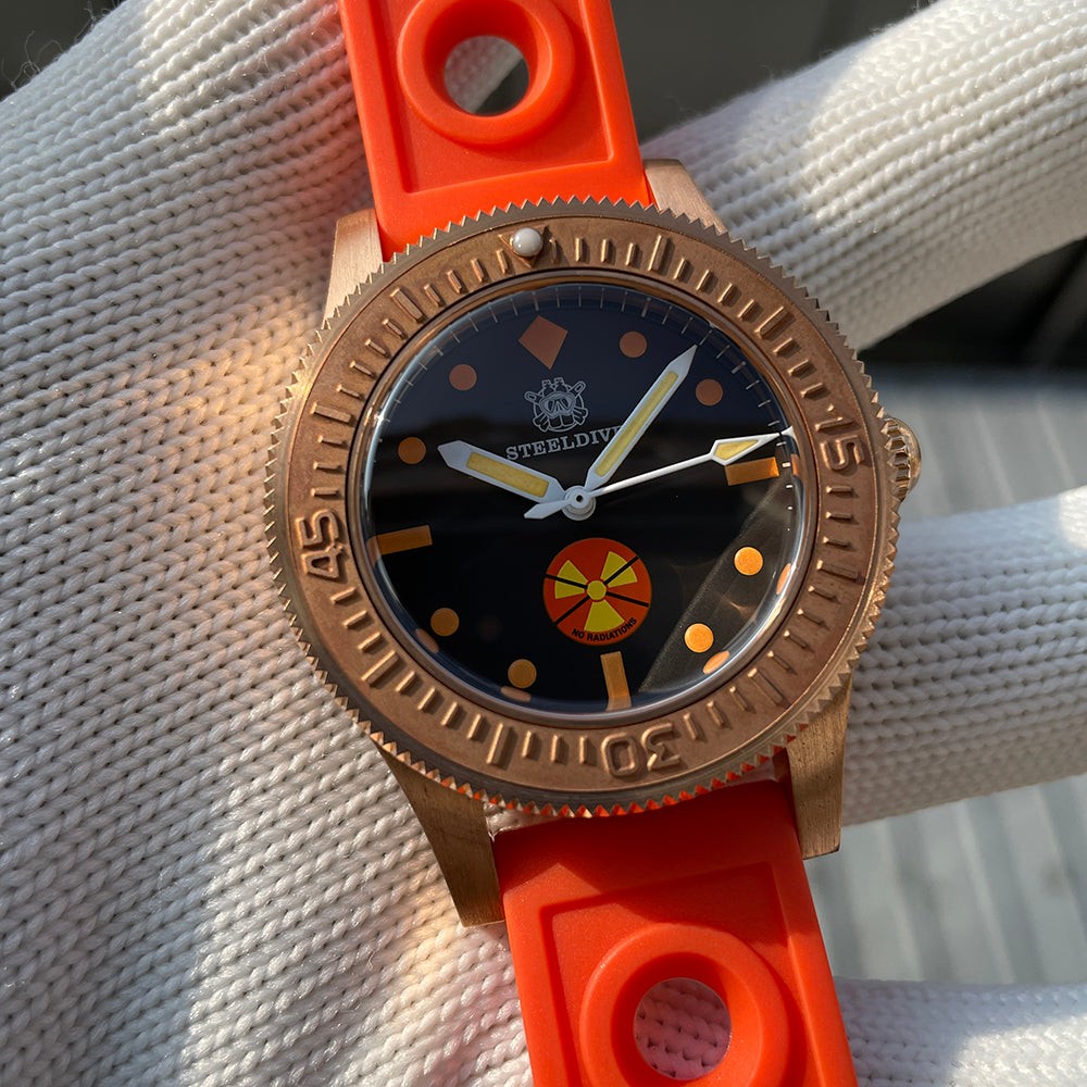 STEELDIVE SD1952VS Mens Bronze 41mm 300M Automatic Dive Watch NH35 Sapphire
