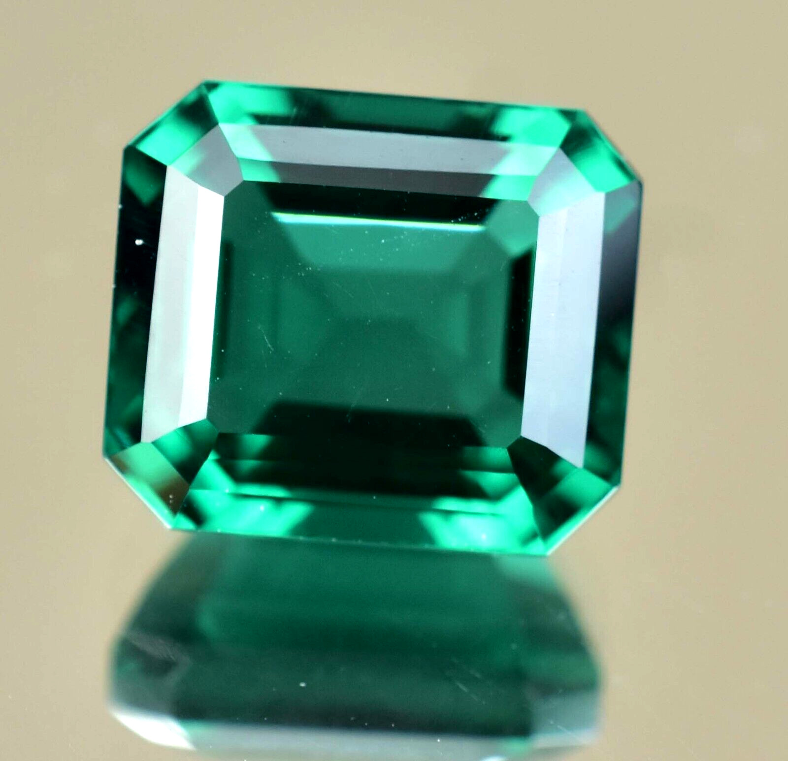 Natural Green Emerald 13.65 Ct Emerald Cut AGL Certified Stunning Loose Gemstone