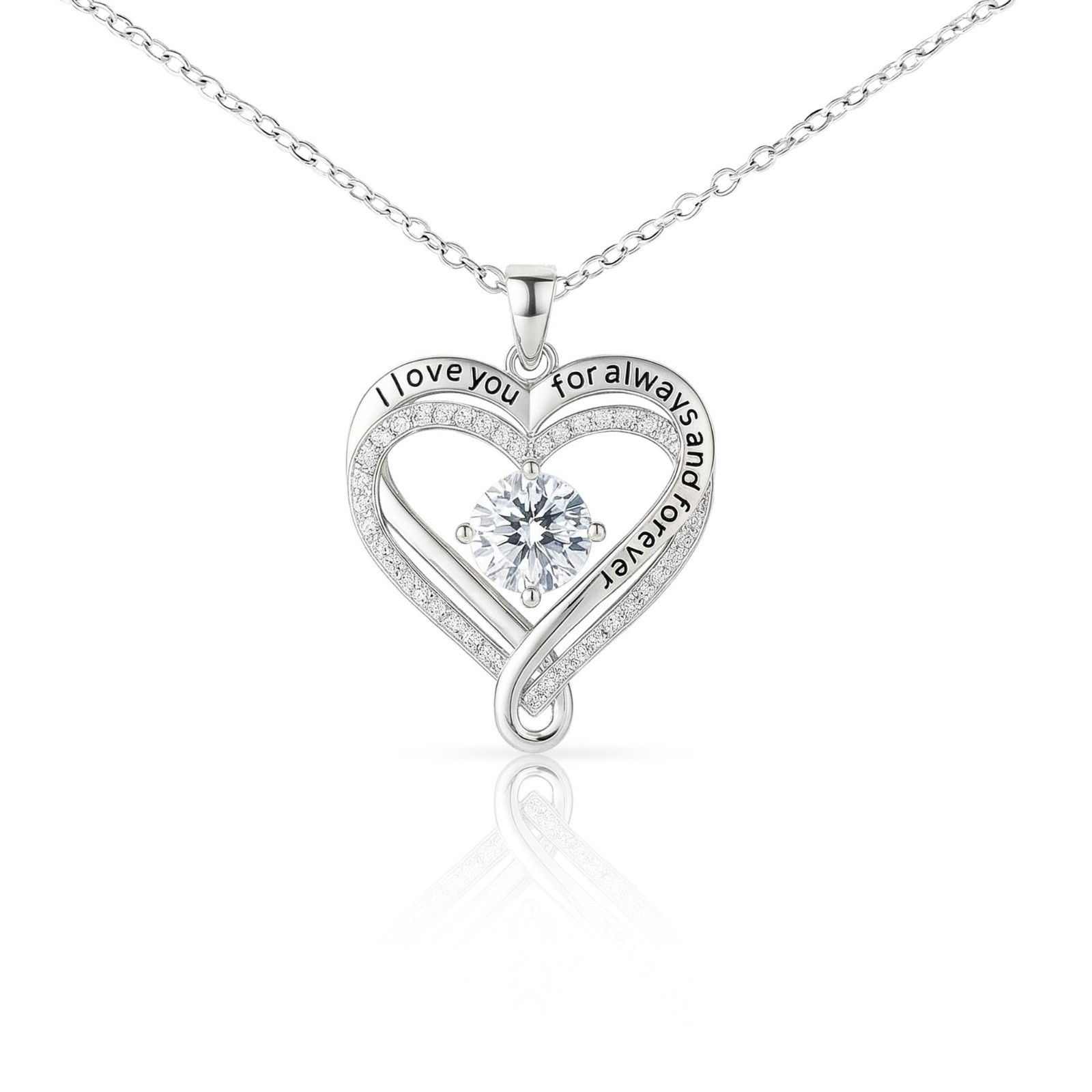 To My Wife Necklace Gift From Husband Love You Always Heart Jewelry Gift 🎁