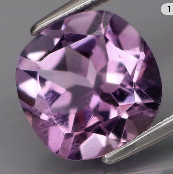 3.23Ct.Real 100%Natural Amethyst Bolivia None Treatment Full Fire&CLEAN!