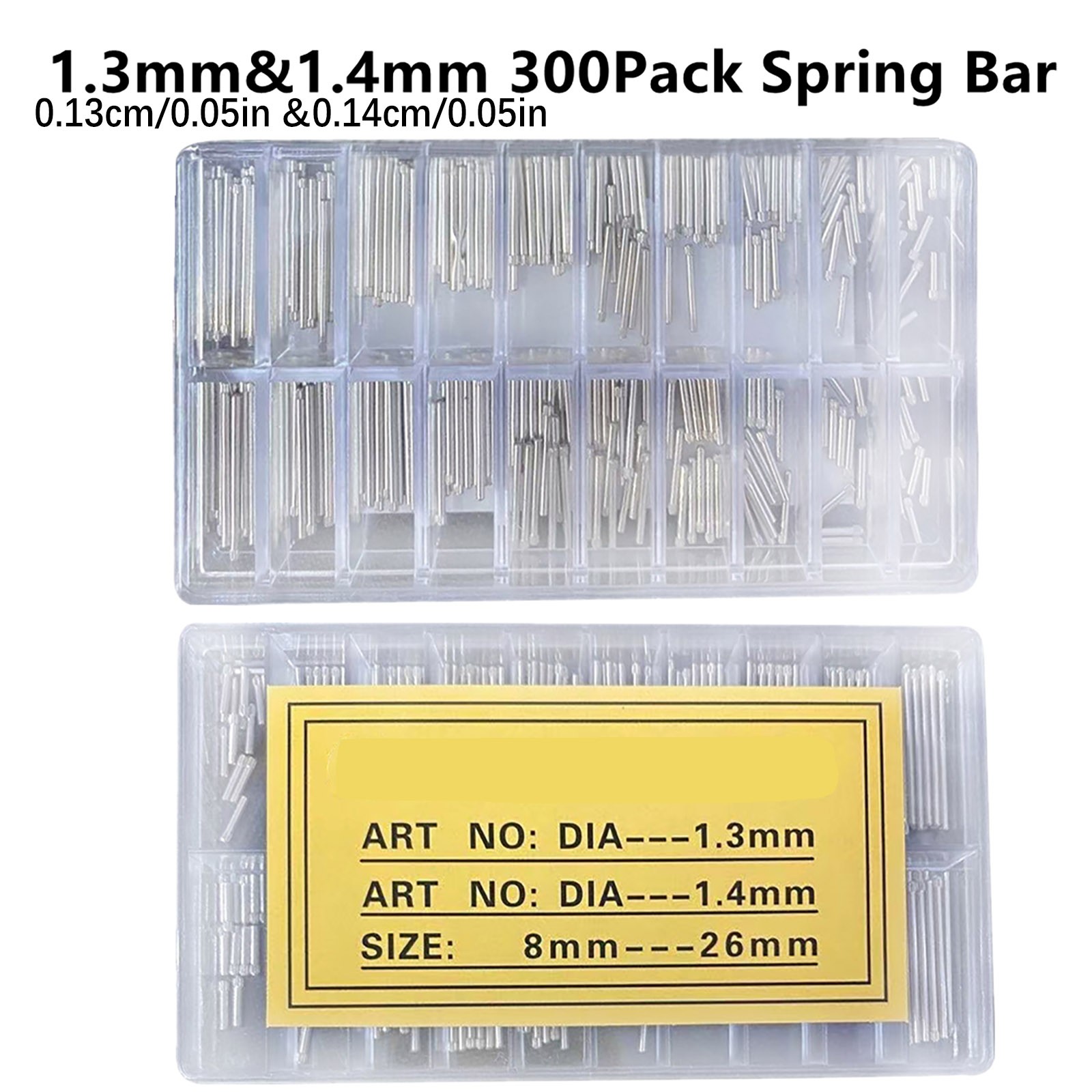 1.3/1.4mm Thick Steel Knurled Bar Watch Band Bracelet Link Pin Watchmaker Tool