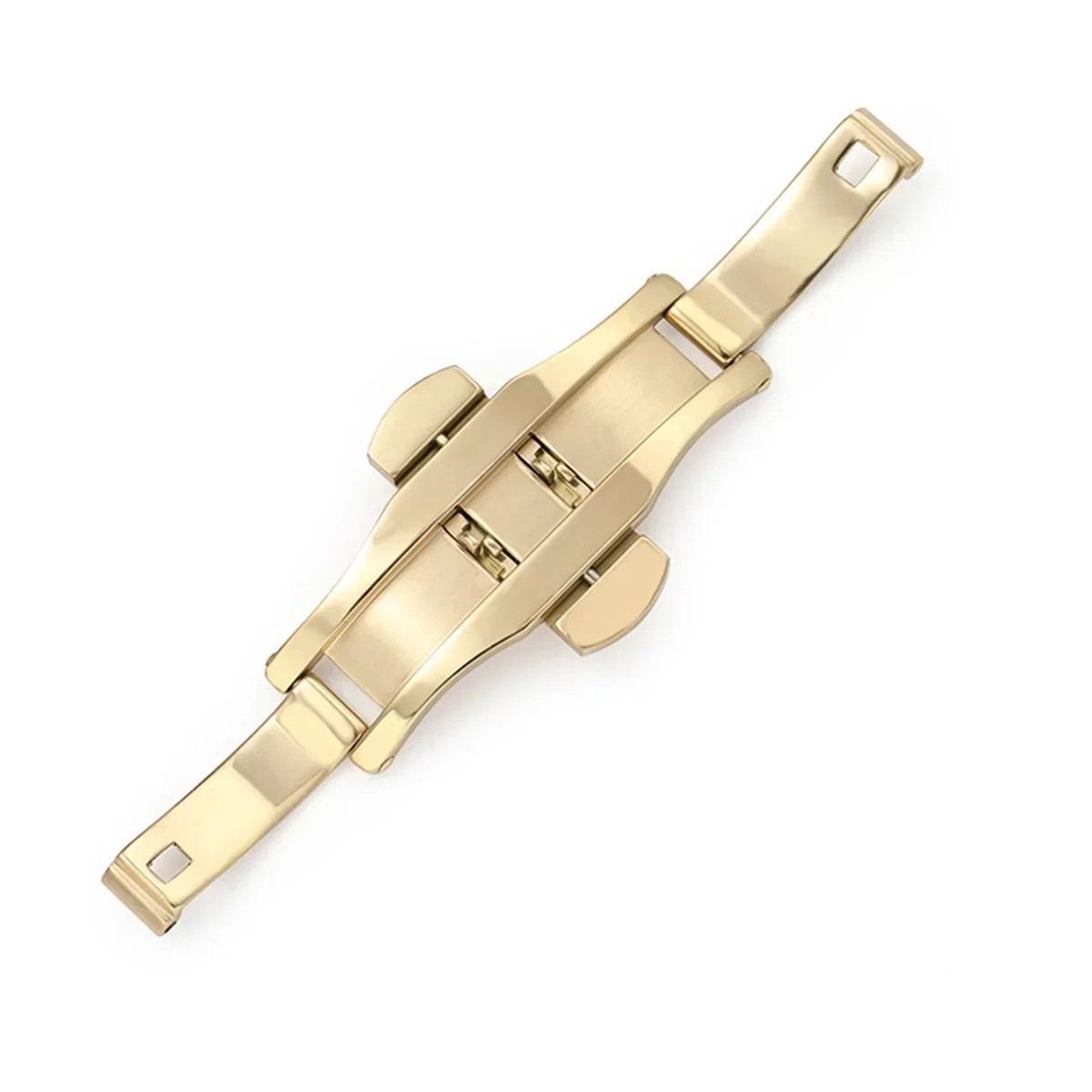 Stainless Steel Butterfly Buckle Watch Band Clasp 16mm-22mm Deployment Clasp NEW