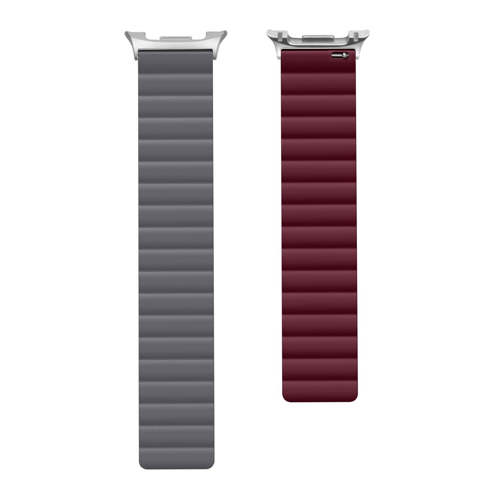 Magnetic Sporty Silicone Strap For Samsung Galaxy Watch 8/8 Classic/Ultra 2025
