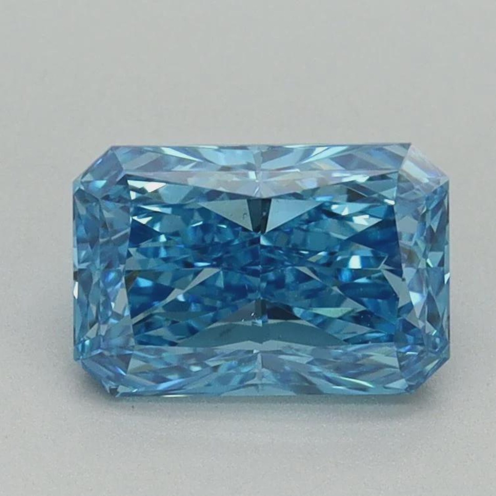 CERTIFIED 5.05 Ct Natural Blue Diamond Radiant LOOSE VVS1/ 11.2 mm