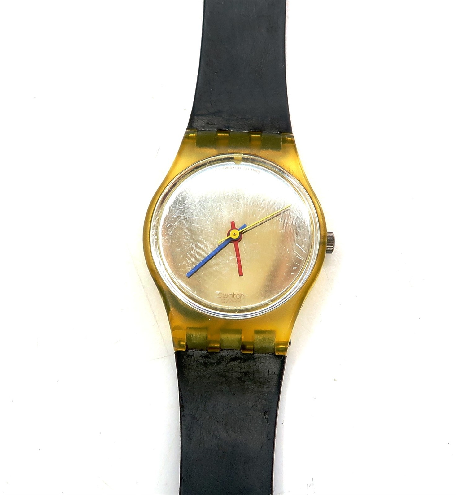 Swatch Watch Ladies LITTLE SNOWWHITE LK116 Vintage 1988 NEW BATTERY / WORKS