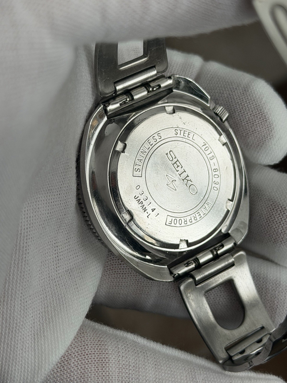 Rare Vintage Seiko 5 Sports 7019-8030 Men’s Automatic Dress Sports Watch JDM 70s