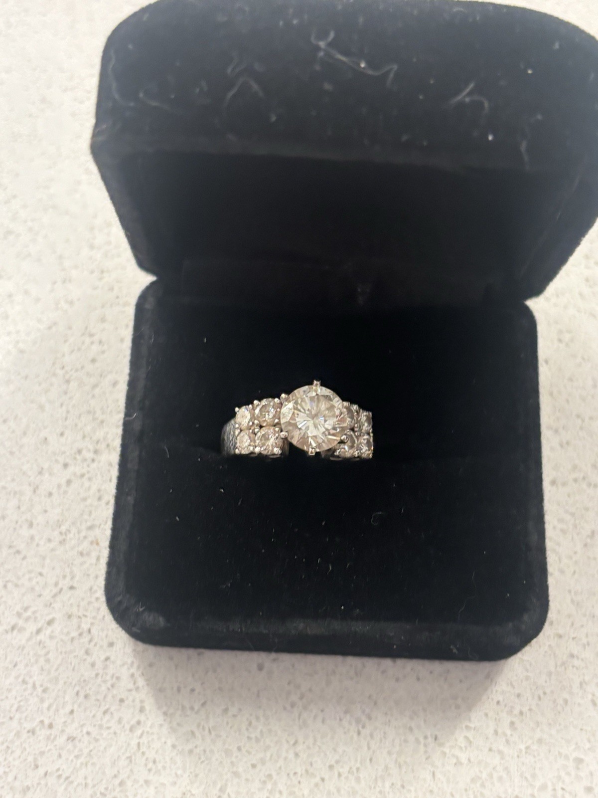 Lab-Created Round Diamond Engagement Ring 1.99ctw 14k White Gold Size 7 PGS