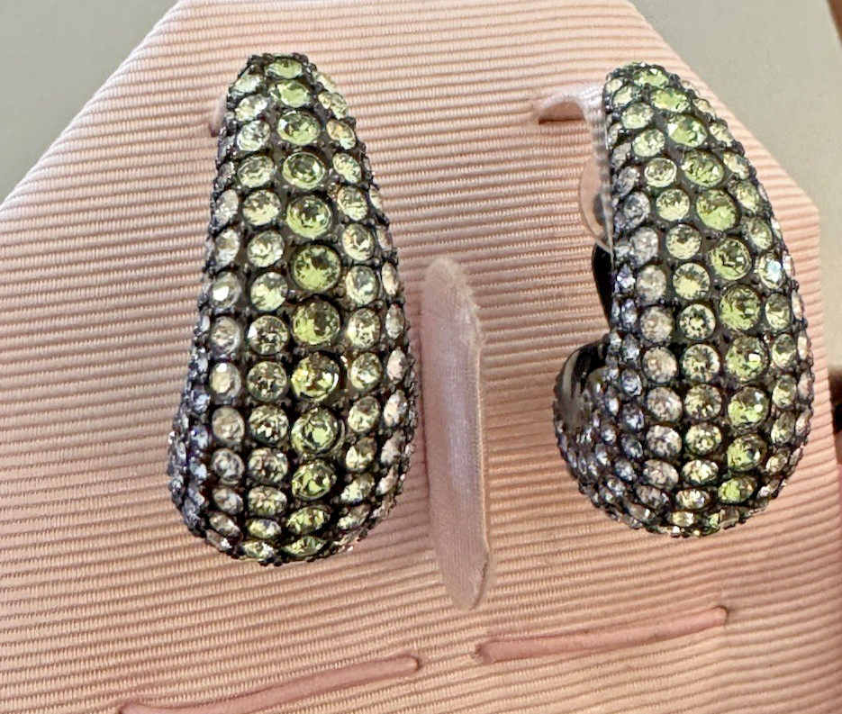 Swarovski Sublima Clip Earrings Medium Multicolored